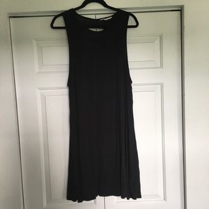 American eagle, black soft and sexy t shirt dress